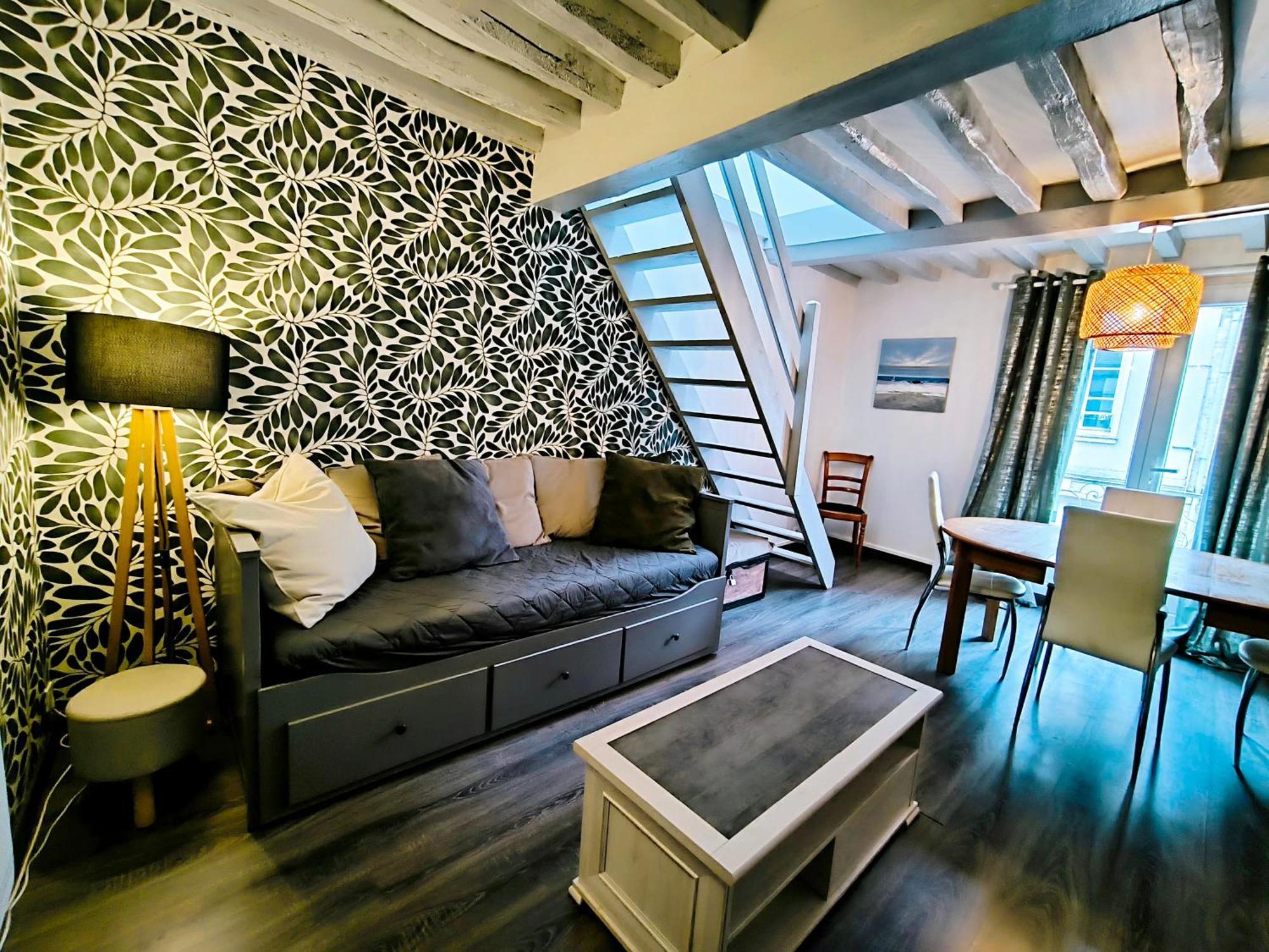 Le Kaleho, grand Duplex Cosy au coeur de Dieppe Buitenkant foto